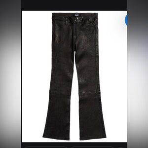 PAIGE PAIGE Carine Leather Pant real leather